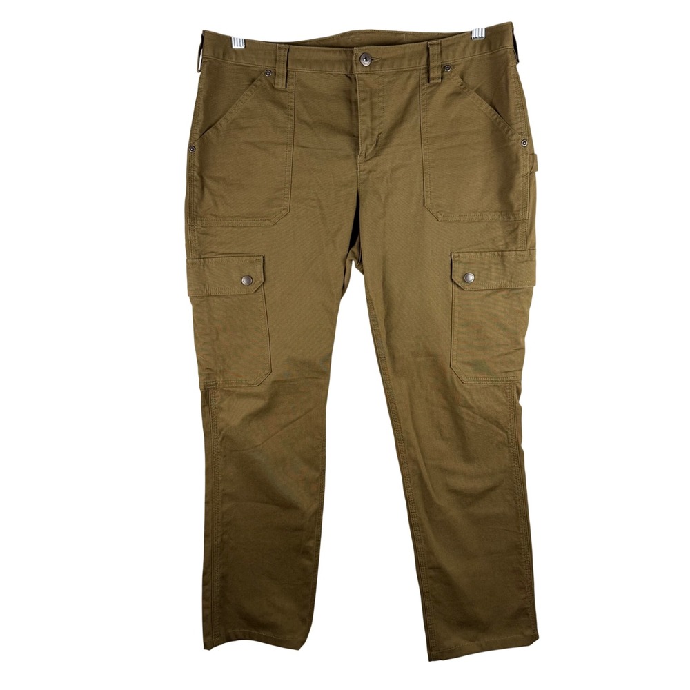 Duluth Trading Co Womens 12x29 Curvesetter Cargo Pants Utility Workwear‎ 34719A